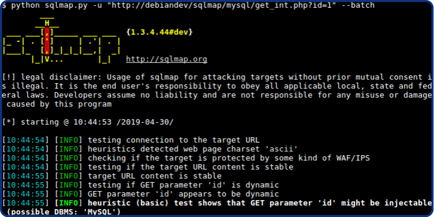 Ferramenta sqlmap